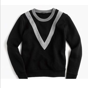 JCrew Woman’s Varsity Color Block Sweatshirt